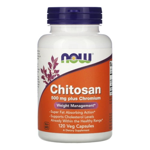 Now Foods Foods Chitosan 500 mg Chrom ( 120 kap)