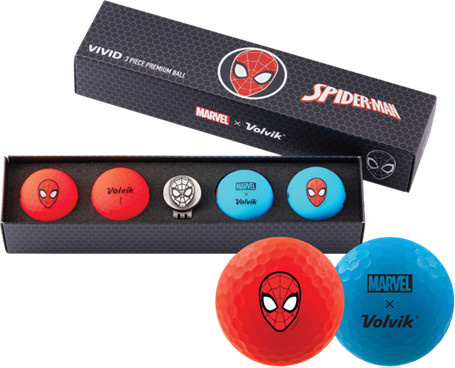 Piłki golfowe VOLVIK + MARVEL Spider Man