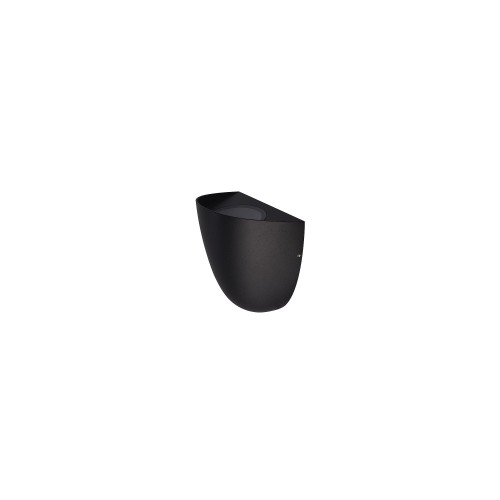 Nowodvorski Ogrodowa LAMPA elewacyjna SINUS 8144 ścienna OPRAWA zewnętrzna outdoor IP54 czarna 8144