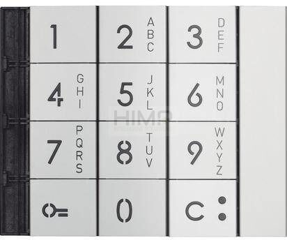 Bticino SFERA: Plakietka alfanumeryczna modułu klawiatury - Aluminium Legrand 353011 353011