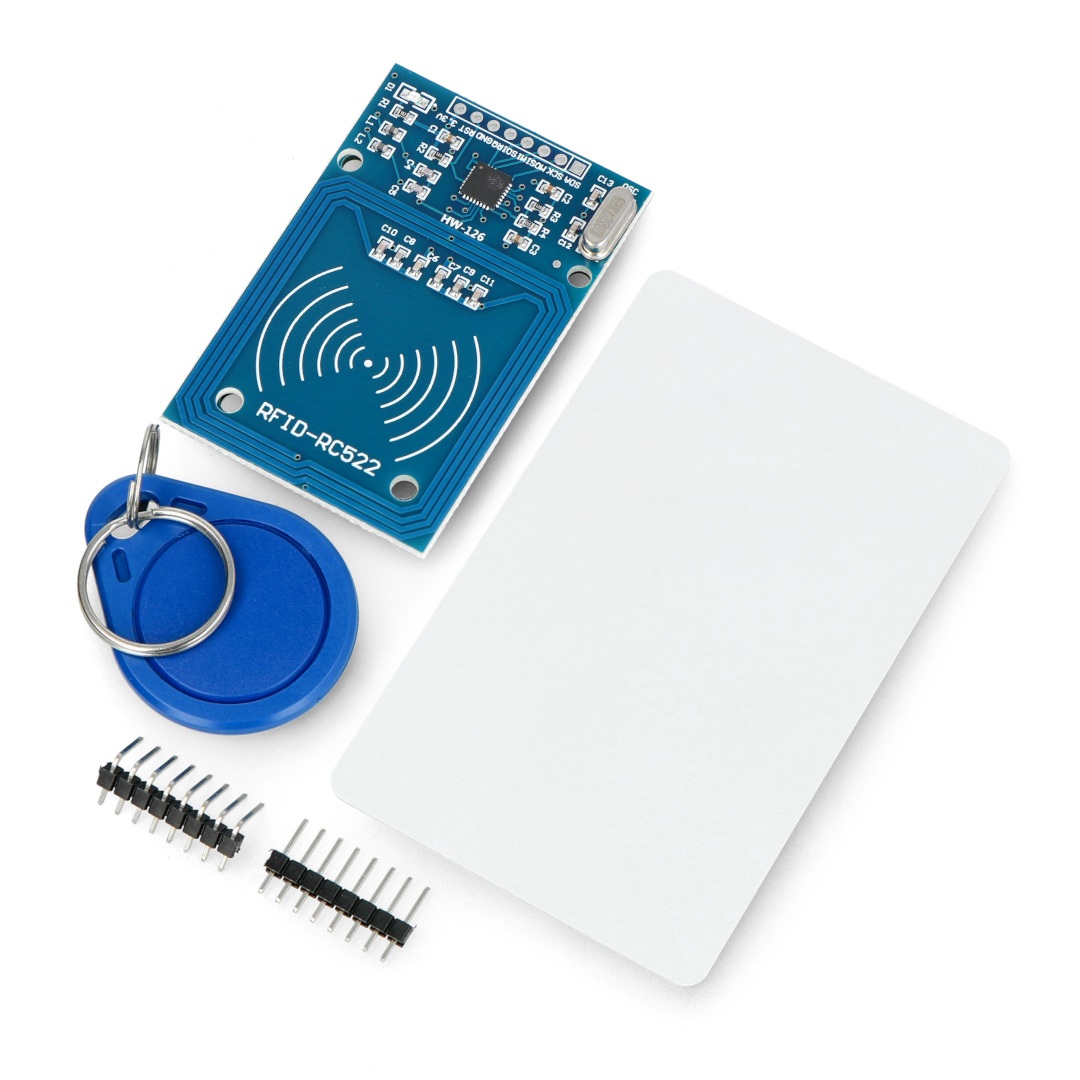 Moduł RFID MF RC522 13,56MHz SPI + karta i brelok