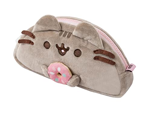 Pusheen Cat kosmetyczka piórnik pluszowy z uszami