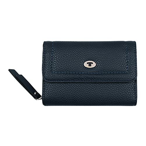 Tom Tailor Damska Lilly, Medium Flap Wallet, Dark Blue, ciemnoniebieska, One Size 29280 53