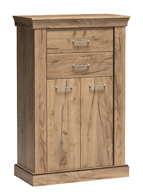 Komoda wysoka kraft złoty D7-H34