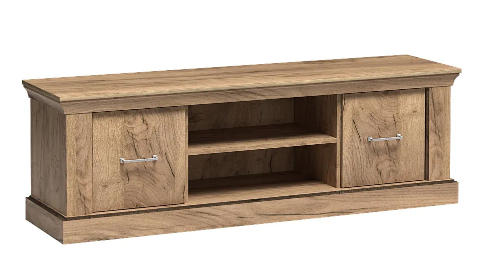 Szafka rtv kraft złoty K3-E32