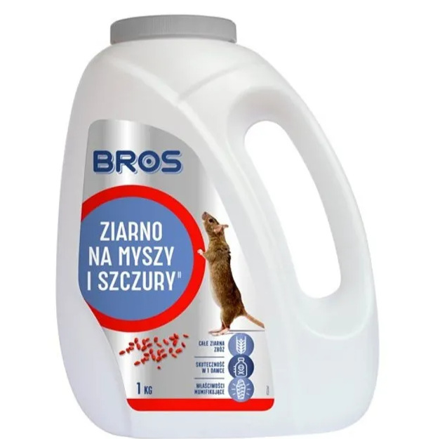 Bros Sp z o.o ziarno na myszy i szczury 1kg 1769