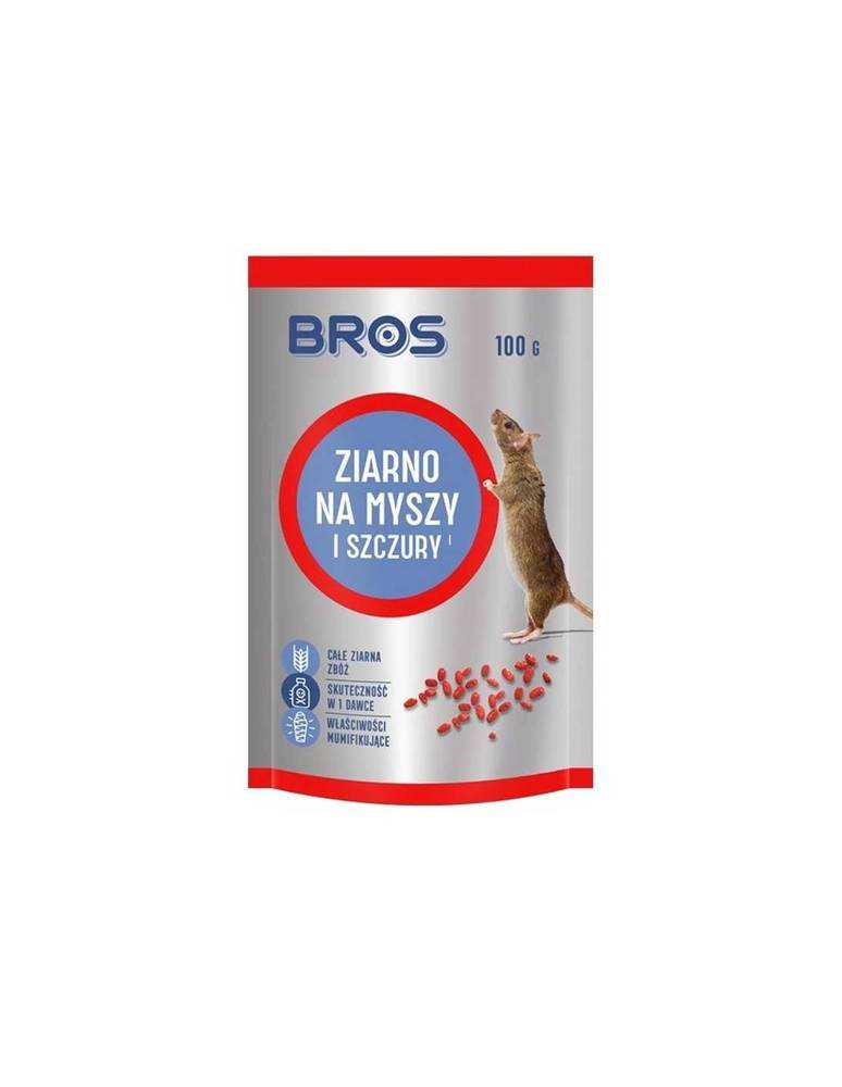 Bros Sp z o.o ziarno na myszy i szczury 100g 55228-uniw