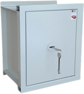 PPH AS Sejf ścienny domowy bezklasowy S-3 duży S-3