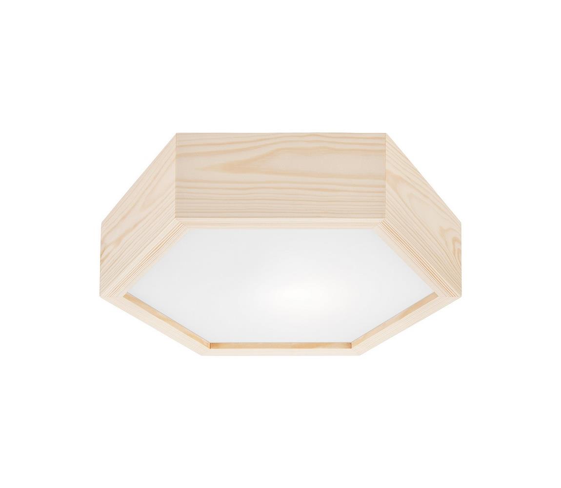 Plafon 32 cm sosna E27 Lamkur