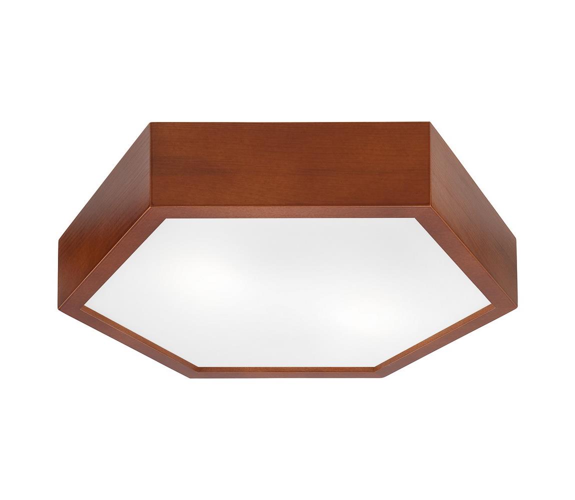 Plafon 43 cm brązowy E27 Lamkur