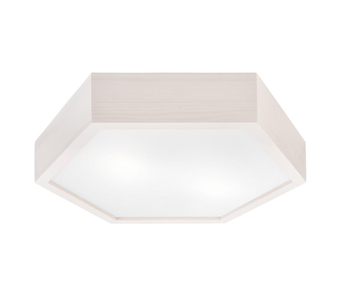 Plafon 43 cm biały E27 Lamkur