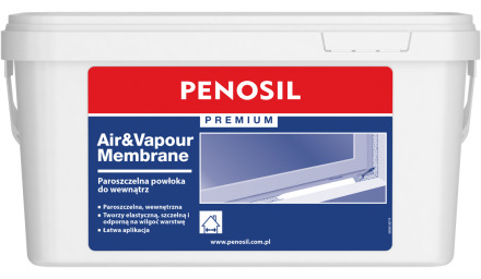 Penosil Piany, Silikony, Ciepły Montaż Okien I D Premium AIR&VAPOUR Membrana paroszczelna do wewnątrz 5kg PEN461
