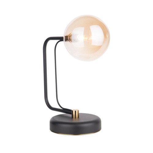 Maxlight Bubble lampa stołowa 1-punktowa czarna/mosiądz T0047