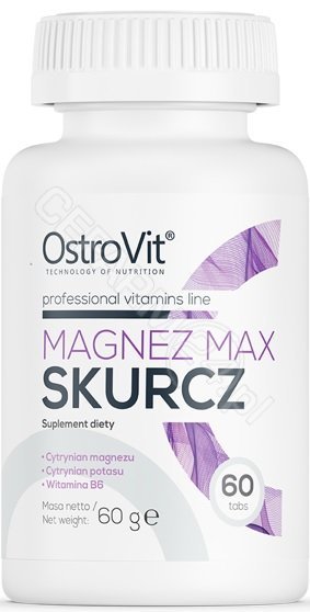 Ostrovit Magnez MAX Skurcz - 60 tabletek OST165