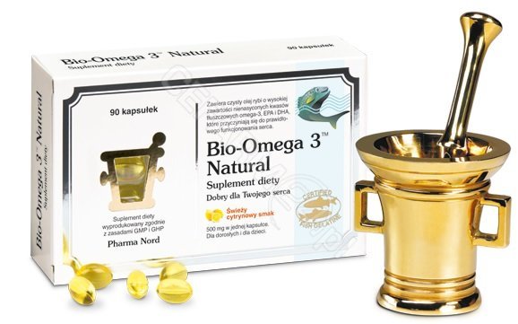 Pharma Nord Bio-Omega 3 Natural dla dorosłych i dzieci - 90 kapsułek