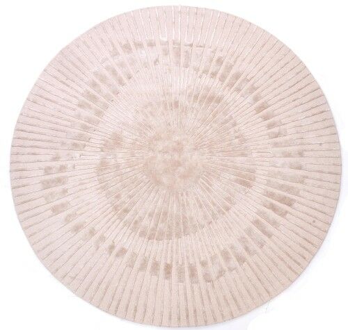 Dywan Carpet Decor Handmade RADIUS beige koło