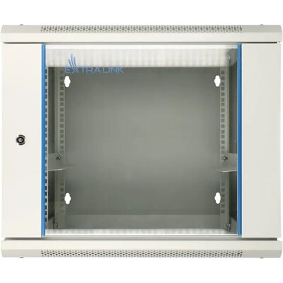 ExtraLink Szafa 9U 600X600 AZH WALL-MOUNTED RACKMOUNT CABINET SWING TYPE GRAY EX.12950 [12105552]