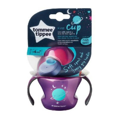 Tommee Tippee Kubek Pierwszy z uchwytami fioletowy 150 ml 4m+ NN-ATT-BIBA-003