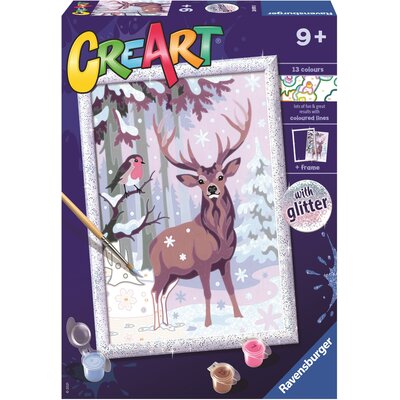 Ravensburger Malowanka CreArt Zimowi przyjaciele 20078 20078