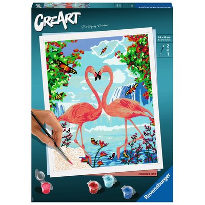 Ravensburger Malowanka CreArt Zakochane flamingi 28991 28991