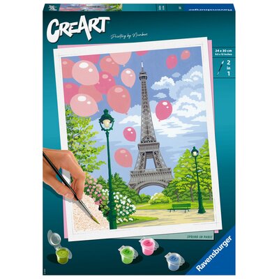 Ravensburger Malowanka CreArt Wiosna w Paryżu 28992 28992