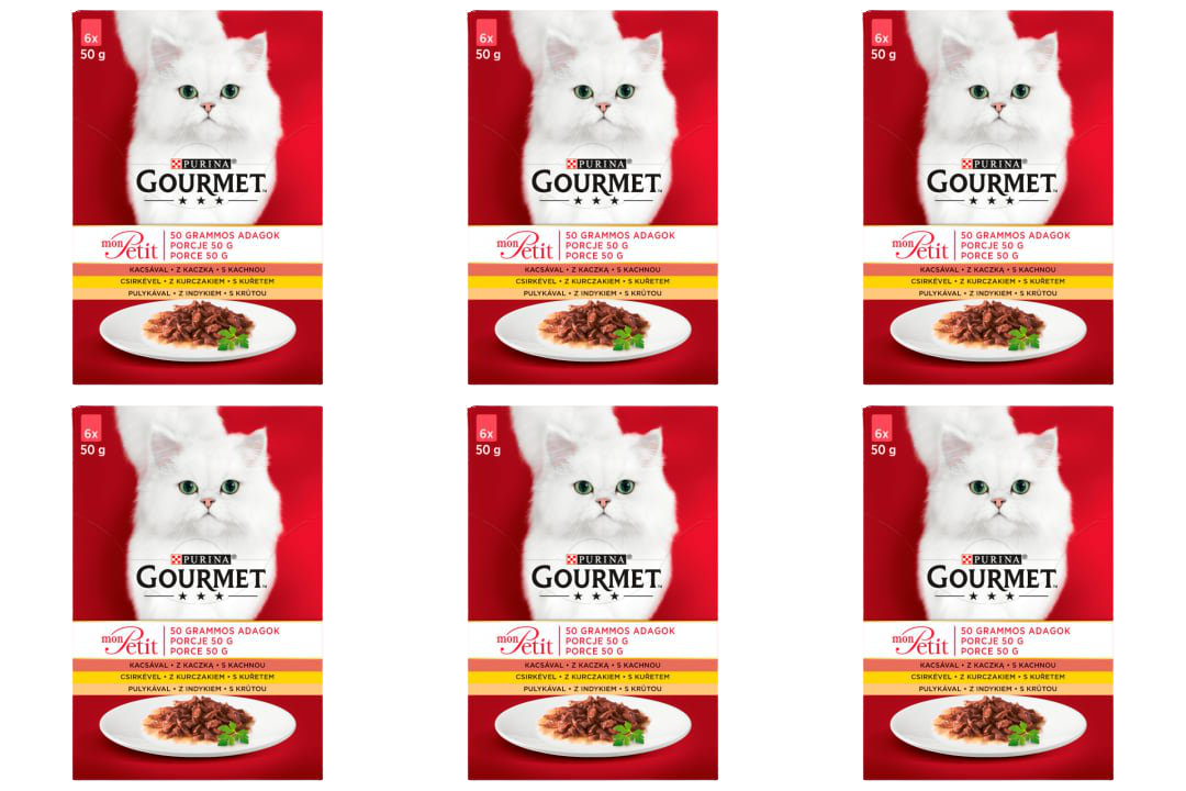 Purina Gourmet mon Petit Pokarm dla kotów MIX Drobiowy 72x50g 55313-uniw
