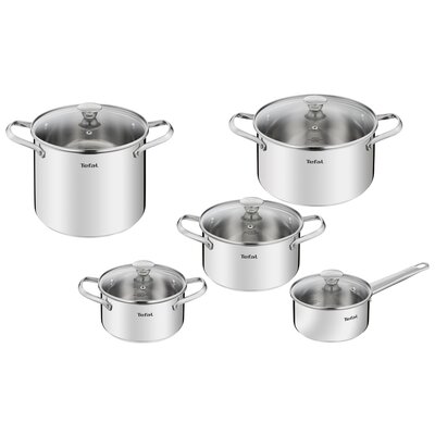 Tefal Zestaw garnków Cook Eat B921SA55 10 elementów B921SA55