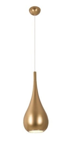 Maxlight Drop P0436 lampa wisząca złoty mat P0436
