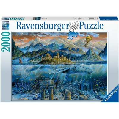 Ravensburger Puzzle 2000 elementów Wieloryb mądrości 4005556164646