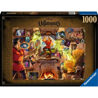 Ravensburger Puzzle Disney Villainous Gaston 16889 1000 elementów)