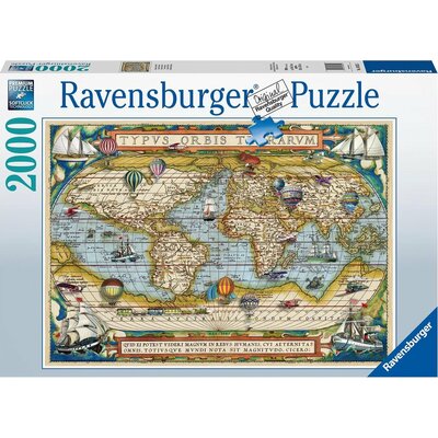 Ravensburger Puzzle Dookoła świata 16825 2000 elementów)