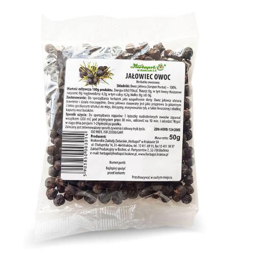 HERBAPOL Jałowiec Owoc Herbatka owocowa, 50g
