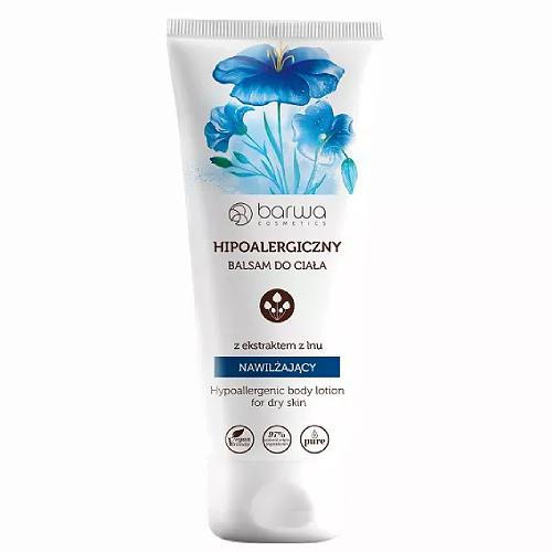 Barwa HIPOALERGICZNA BALSAM DO CIAŁA NAWILŻAJĄCY Z EKSTRAKTEM Z LNU 200ML 5902305004316