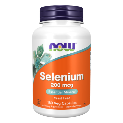 Now® Foods NOW Selen, 200 µg, 180 kapsułek roślinnych