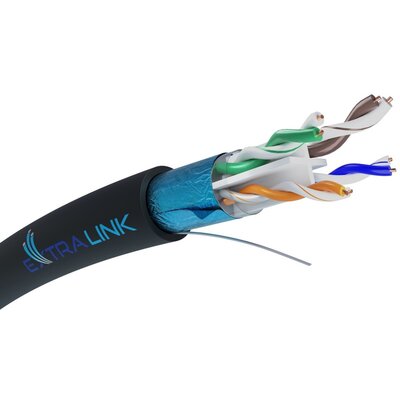 ExtraLink kat6 FTP F/UTP zewnętrzny kabel żelowany 305m EX.17108