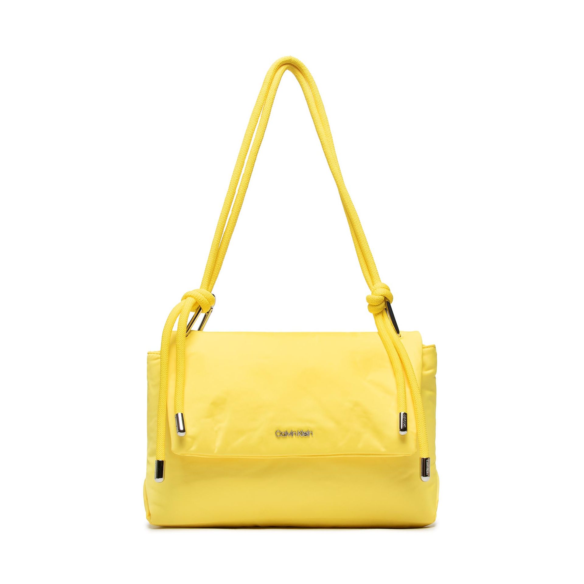 Calvin Klein Torebka Roped Shoulder Bag K60K609407 Magnetic Yellow ZBE