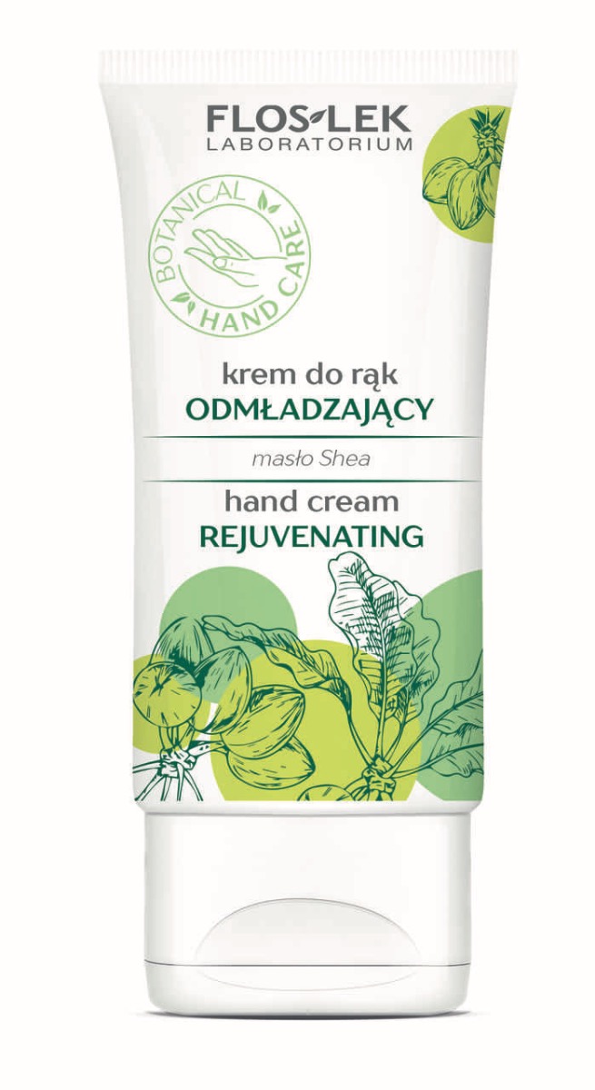 Flos-Lek Floslek Hand Care Botanical Krem do rąk odmładzający Masło Shea 50ml