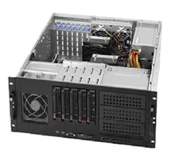 Supermicro CSE-842TQC-903B Black 4U CSE w/5x3.5inch Hotswap Drives and CSE-842TQC-903B