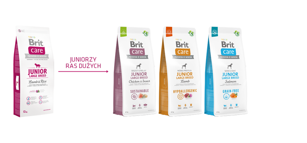 Brit Care Junior Large Breed Lamb&Rice 3 kg