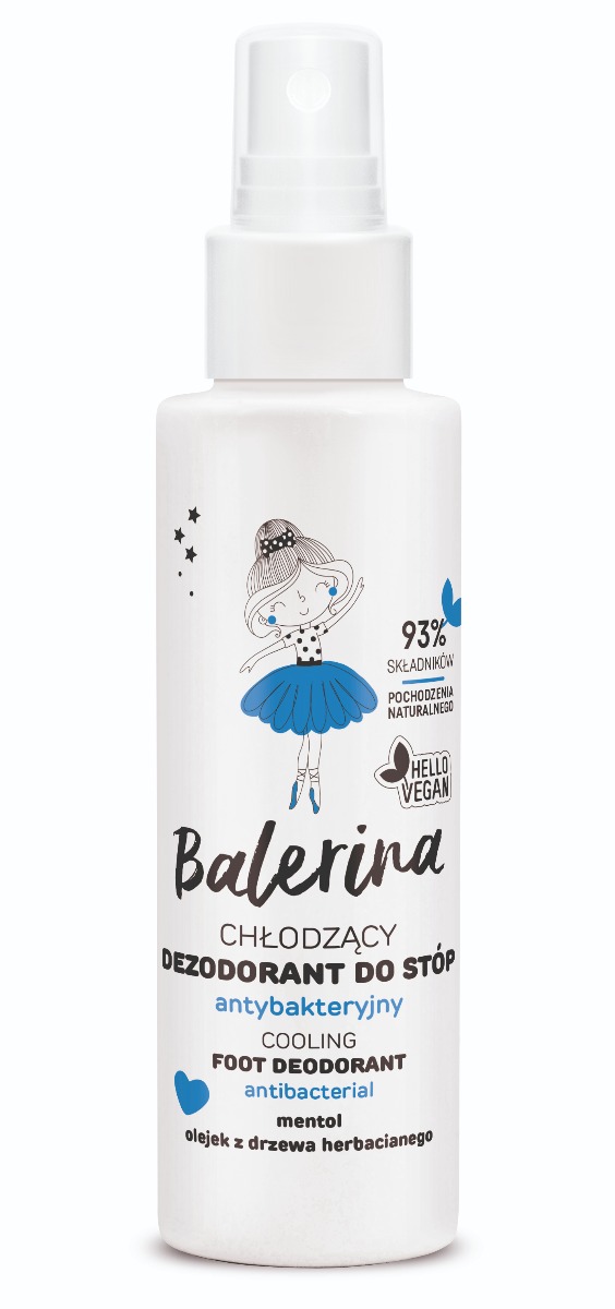 Flos-Lek Floslek Balerina Chłodzący Dezodorant do Stóp Antybakteryjny 100ml