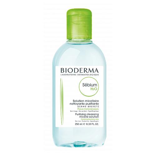 Bioderma Sébium H2O woda micelarna do skóry tłustej i mieszanej Micelle Solution) 250 ml