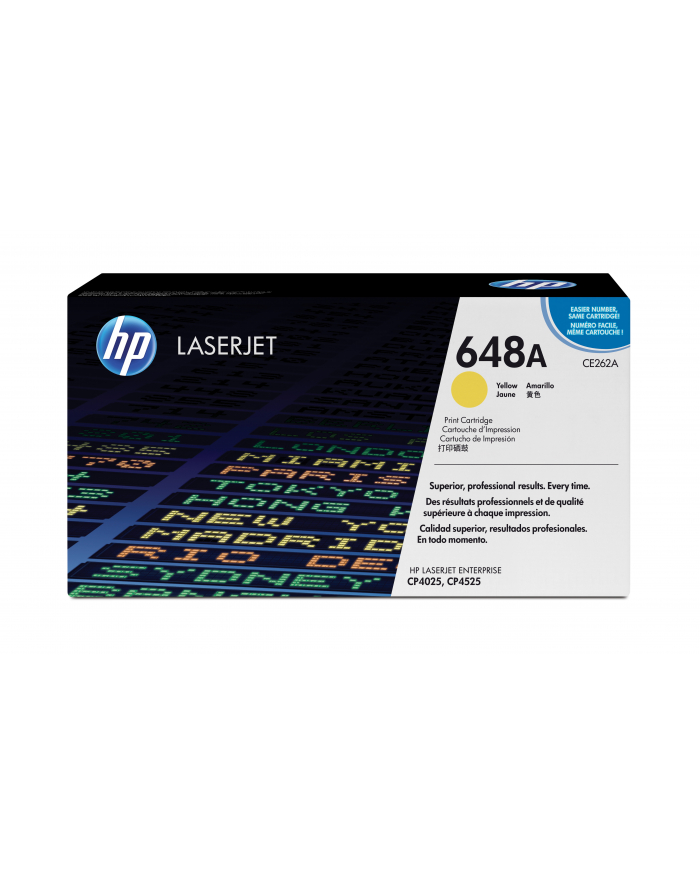 Hewlett-Packard HP Toner Żółty HP648A=CE262A 11000 str CE262A