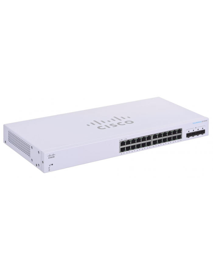 CISCO Business Switching CBS220 Smart 24-port Gigabit 4x1G SFP uplink