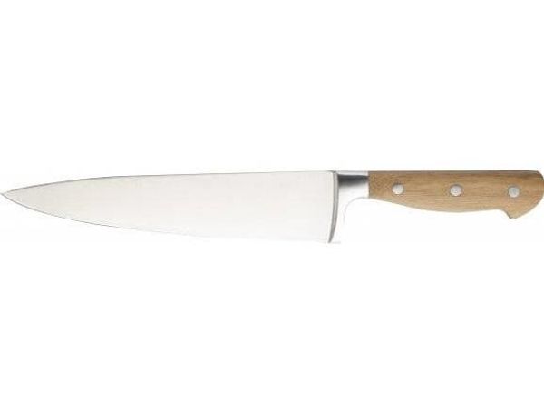 Lamart Nóż szefa kuchni 33cm Wood srebrno-brązowy LT2077 + 20 zł na pierwsze zakupy LT2077