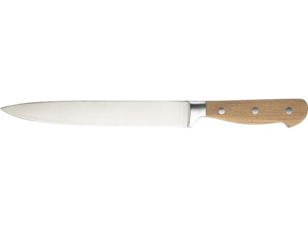 Lamart Nóż do krojenia 20cm Wood srebrno-brązowy LT2078 + 20 zł na pierwsze zakupy LT2078