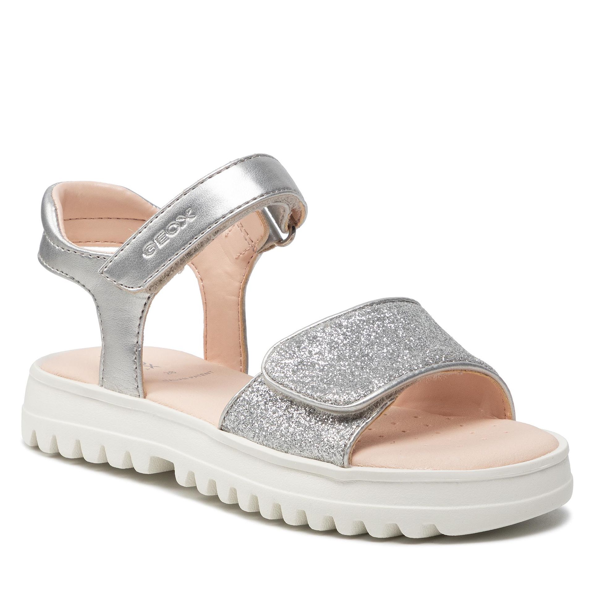 Geox Sandały J S.Coralie G. B J256EB 0NFEW C1007 S Silver