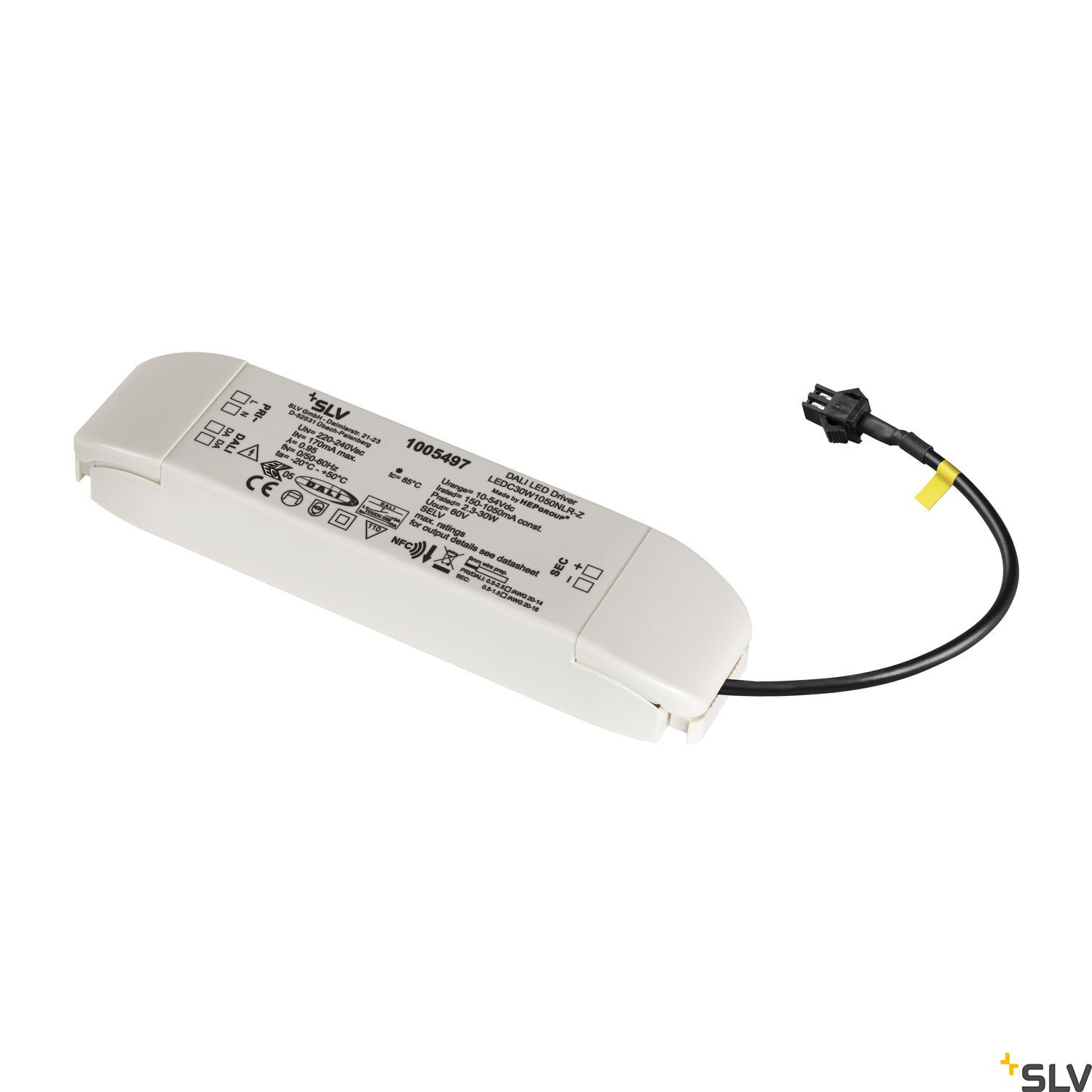 SLV LED DRIVER DALI 200 mA 13,5 W DALI Quick Connector 1005611 zasilacz 1005611