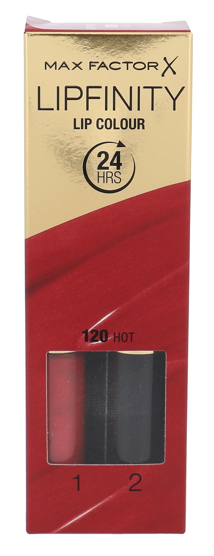 Max Factor Lipfinity Lip Colour dwufazowa pomadka w płynie o długotrwałym efekcie 120 Hot