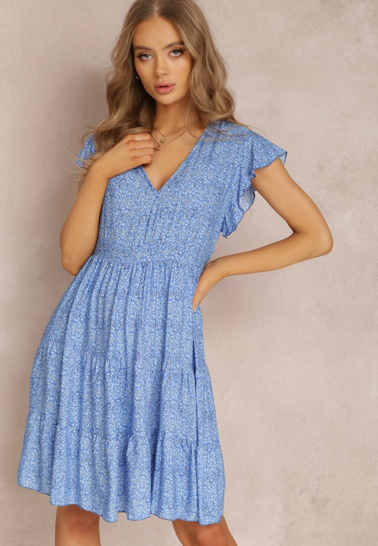 Niebieska Sukienka Phaerica