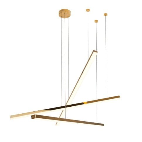 Maxlight Trio 3 P0426D lampa wisząca złota ściemnialna P0426D